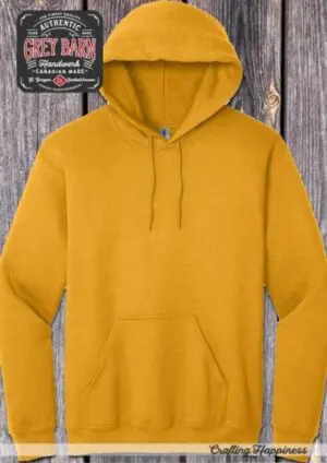 gildan 1850 bunnyhug gold