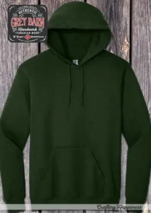 gildan 1850 bunnyhug green forest