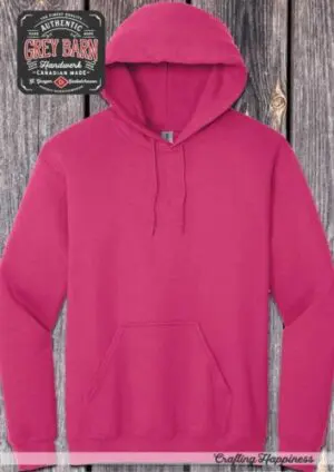gildan 1850 bunnyhug pink heleconia