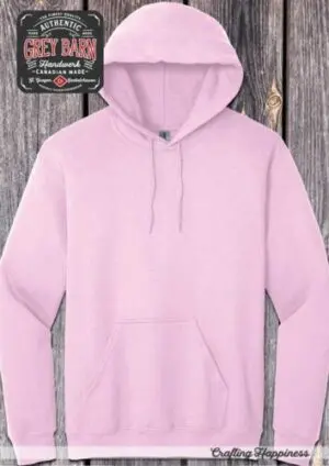 gildan 1850 bunnyhug pink light