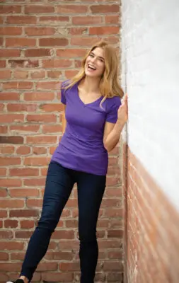 Eurospun V-Neck Tee Saskatchewan