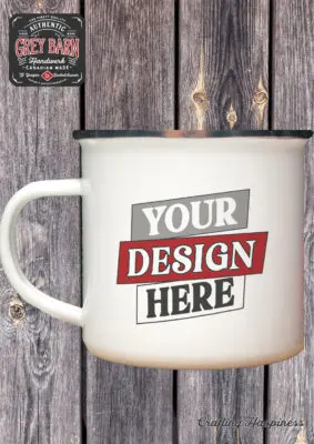 Custom Enamel Mug | Personalized Prairie Drinkware | Grey Barn Handwerk Permalink Slug: custom-enamel-mug
