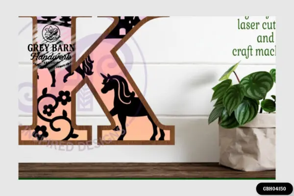Unicorn Wooden Letter Kit - GBH04142 - Image 7