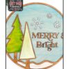 chr0109 merry and bright round