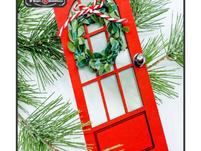 chr0115 christmas door ornament