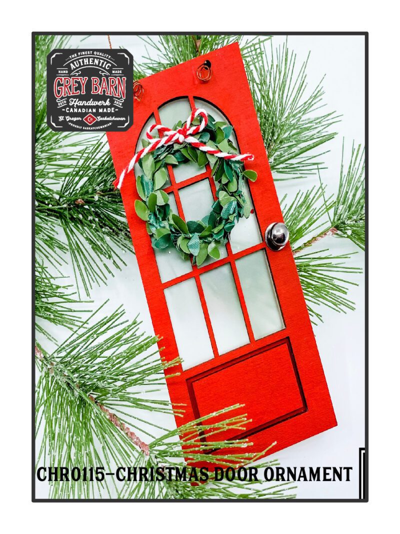 chr0115 christmas door ornament