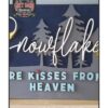 CHR0116 SNOWFLAKES KISSES RECTANGLE