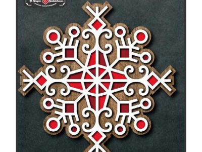 chr0117 snowflake ornament