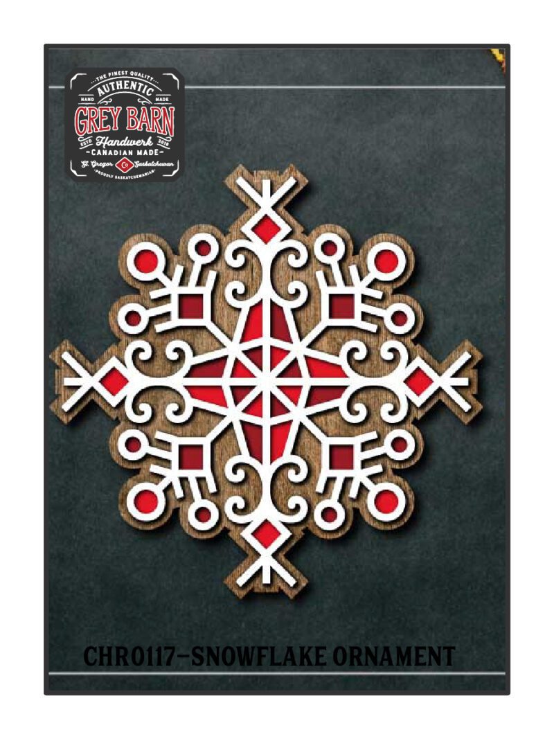 chr0117 snowflake ornament