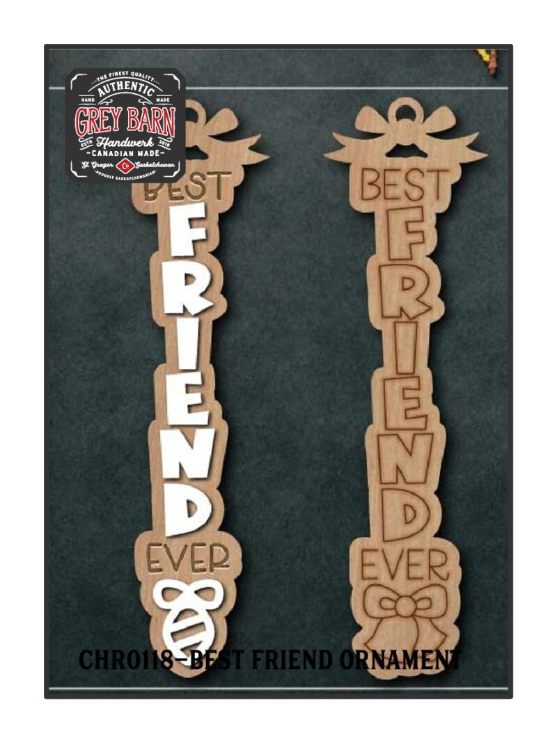 chr0118 best friend ornament