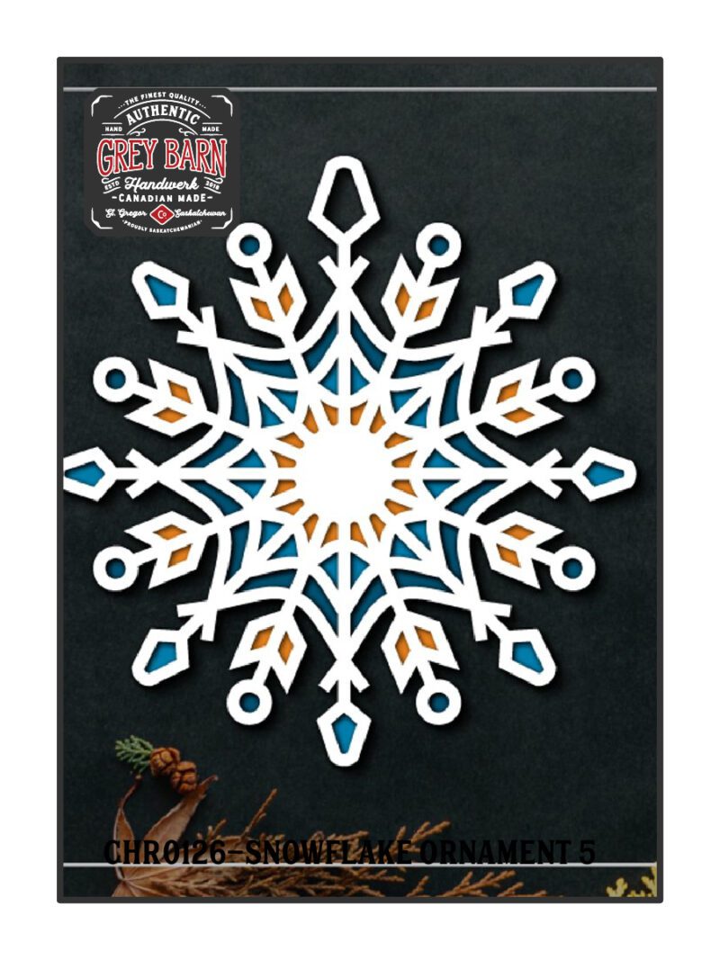 chr0126 snowflake ornament 5