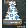 chr0127 personalized christmas tree ornament