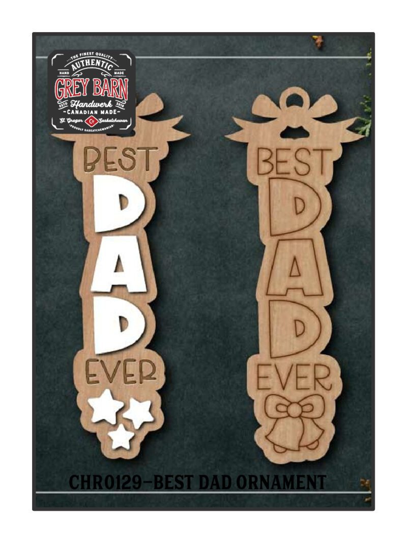 chr0129 best dad ornament