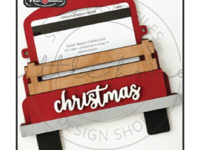 CHR0142 CHRISTMAS GIFT CARD HOLDER