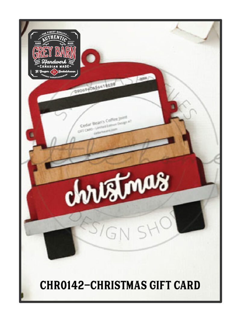 CHR0142 CHRISTMAS GIFT CARD HOLDER