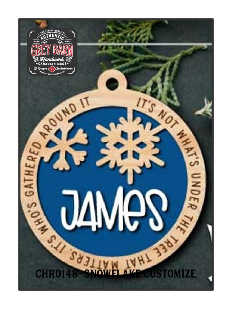 chr0148 snowflake customize ornament 01