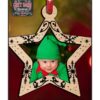 chr0170 star baby picture 1st christmas ornament
