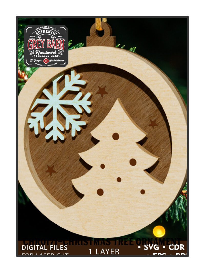 chr0171 christmas tree ornament