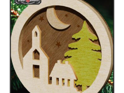 chr0172 christmas night ornament