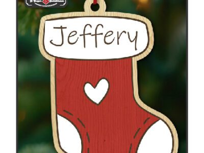 chr0178 stocking christmas ornament