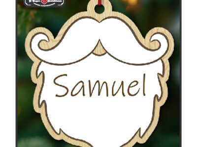 chr0184 santa s beard christmas ornament