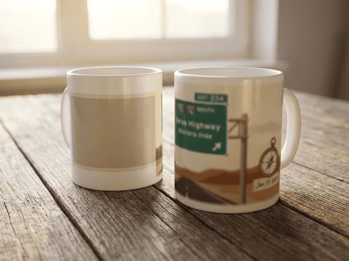 What makes a good custom gift — generic vs specific custom mug comparison