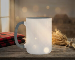 Custom Ceramic Mug | 15oz Prairie-Inspired Coffee Mug
