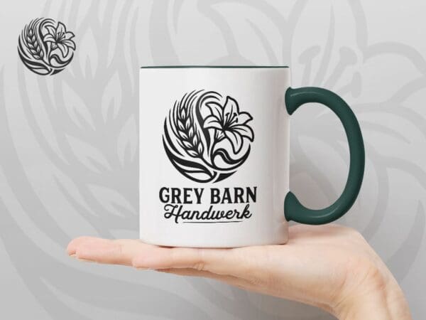 Mug Ceramic Green Dark