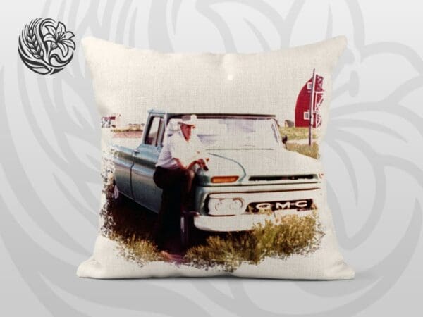 Poly Linen Pillow V04