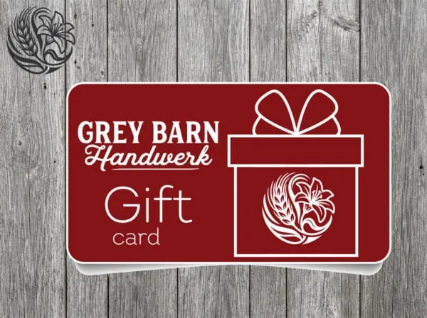 Grey Barn Gift Card, digital gift card for Grey Barn Handwerk's Saskatchewan shoppe