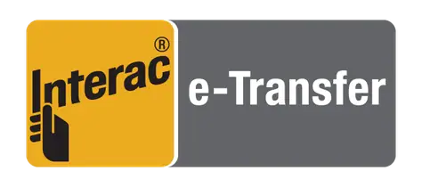 Interac e-Transfer logo, an accepted payment method