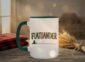 Flatlander 15oz Mug with Saskatchewan prairie design in vibrant colours