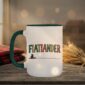 Flatlander 15oz Mug with Saskatchewan prairie design in vibrant colours
