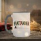 Flatlander 15oz Mug with Saskatchewan prairie design in vibrant colours