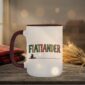 Flatlander 15oz Mug with Saskatchewan prairie design in vibrant colours
