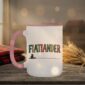 Flatlander 15oz Mug with Saskatchewan prairie design in vibrant colours