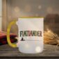 Flatlander 15oz Mug with Saskatchewan prairie design in vibrant colours