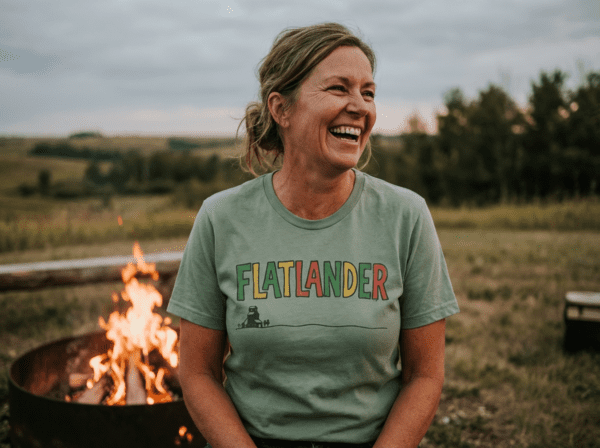 GBH00002-flatlander-mockup-t-shirt-matcha-green Saskatchewan T-Shirt in Machta Green – saskatchewan design by Grey Barn Handwerk