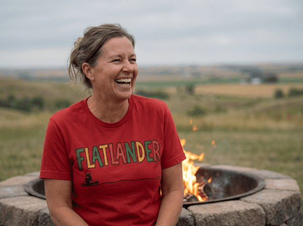 GBH00002-flatlander-mockup-t-shirt-revolution-red Saskatchewan T-Shirt in Revolution Red – saskatchewan design by Grey Barn Handwerk
