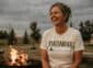 Flatlander T-Shirt, Saskatchewan prairie design on cotton tee