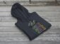 Land of Living Skies Bunnyhug displayed on rustic Saskatchewan barn wood background