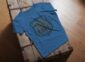 Small Town Girl T-Shirt in arctic blue showing prairie-inspired design