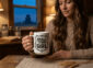 Small Town Girl Mug, handcrafted ceramic mug from Saskatchewan