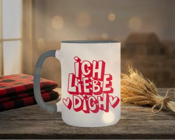 Ich Liebe Dich Mug - Prairie Romance Coffee Mug