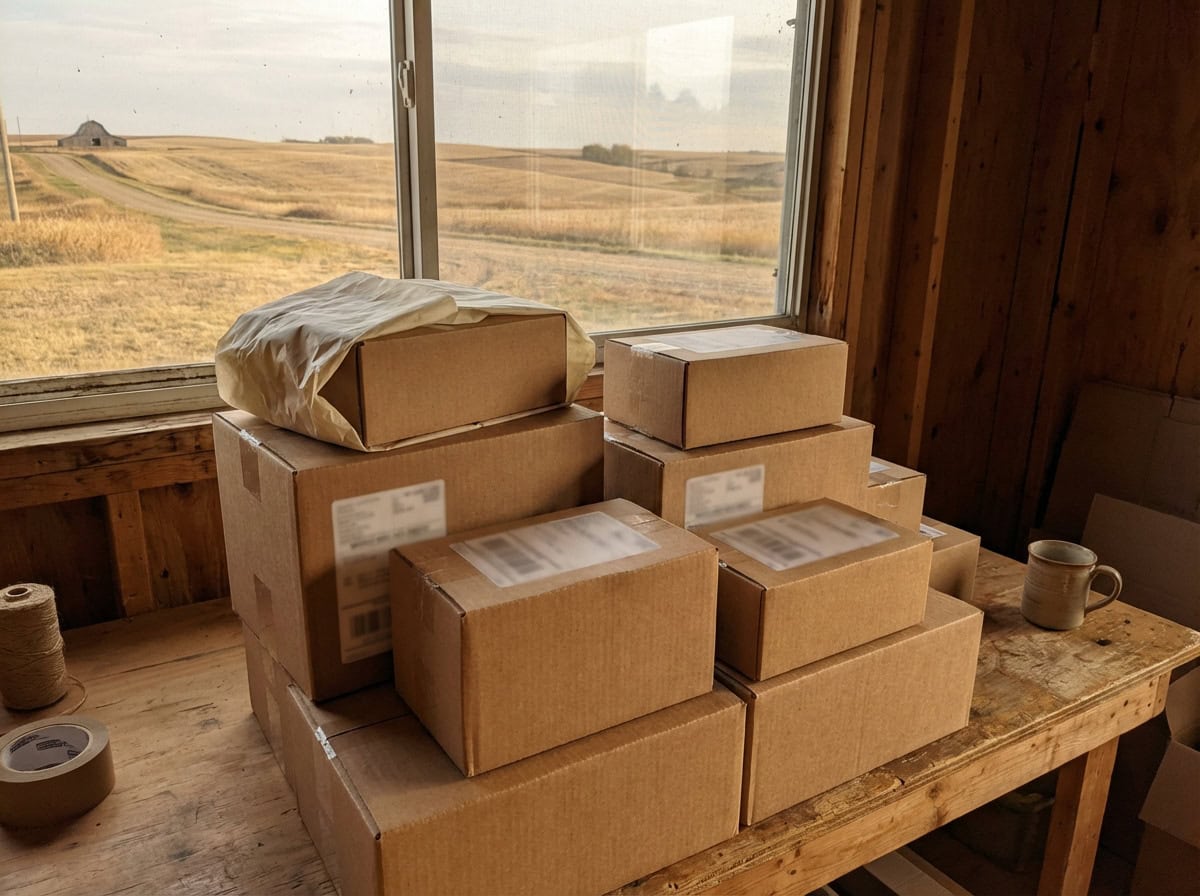Shipping day at Grey Barn Handwerk