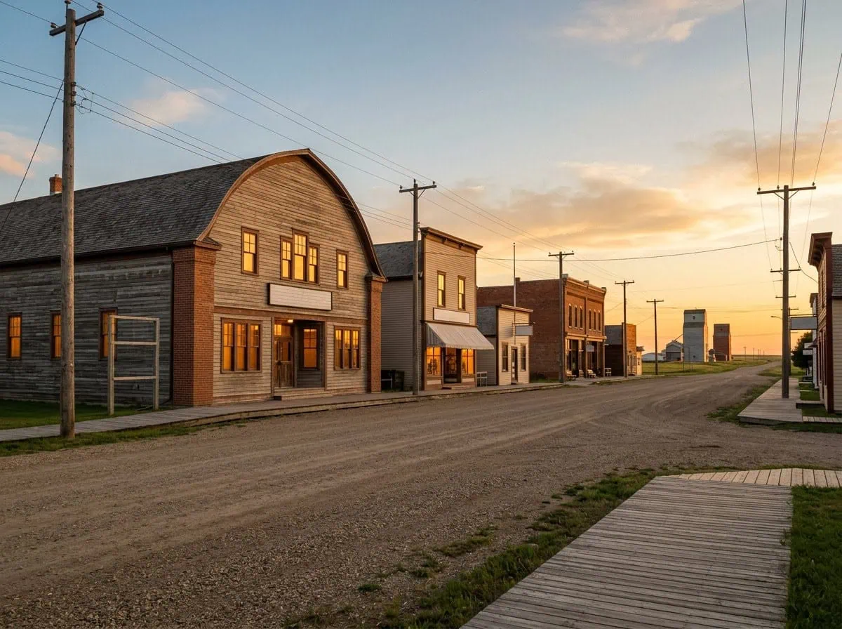 Small rural Saskatchewan community — local businesses keeping small towns alive