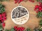 Naughty but Nice Christmas Ornament - Let It Snow