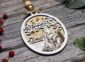 O Come All Ye Faithful christian christmas carol ornament