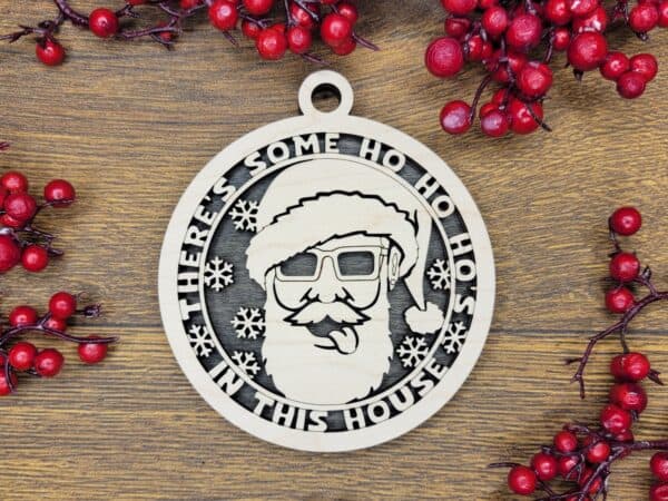 Naughty but Nice Christmas Ornament - In This House