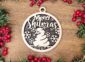 Naughty but Nice Christmas Ornament - Merry Sh*tmas